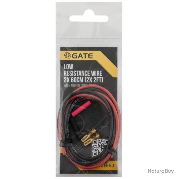Lot de 2 c�bles basse r�sistance - GATE