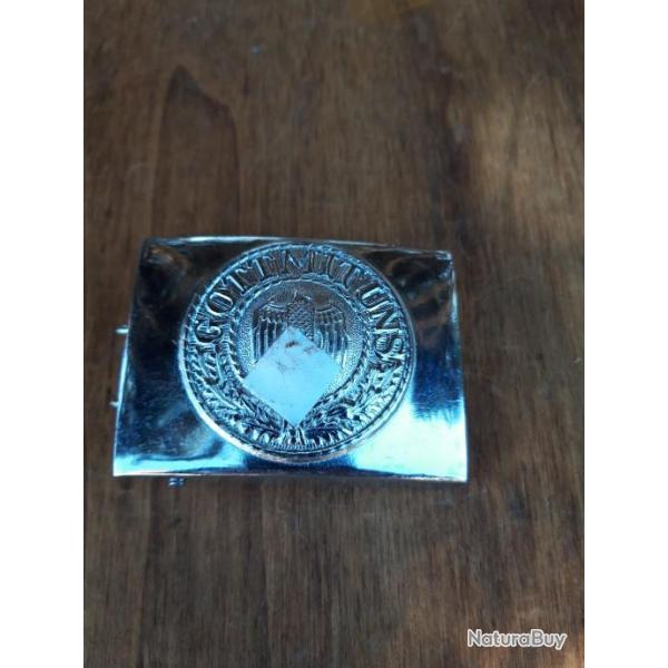 BOUCLE DE CEINTURON  ARMEE ALLEMANDE ,WWII "GOT MIT UNS"