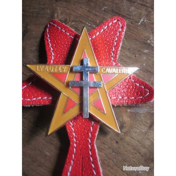 INSIGNE LYAUTEY CAVALERIE SPAHIS / ARTHUS BERTRAND G 1627