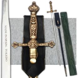 RARE & BEAU SABRE / ÉPÉE DES FRANCS-MAÇONS FOURREAU D'ORIGINE TOLEDO XX ORIGINAL