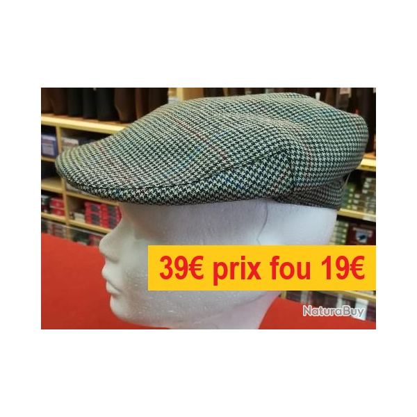 casquette t TWEED VERT taille 60    9060-60