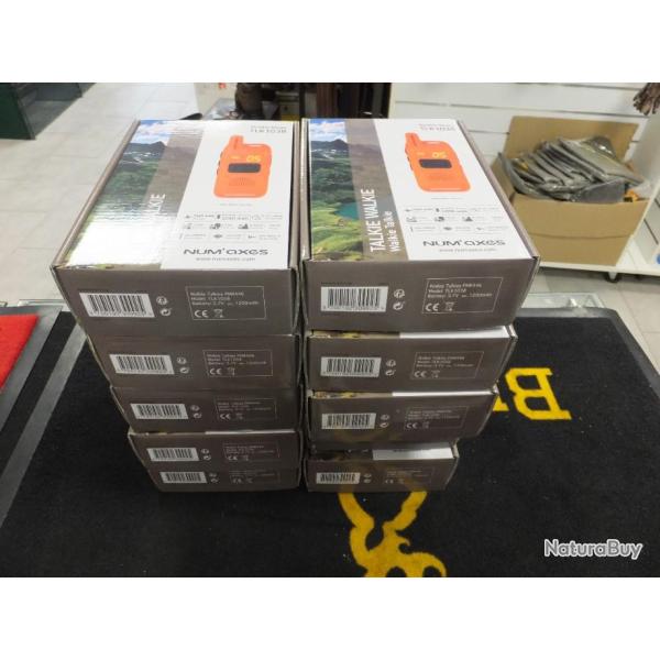 LOT DE 10 TALKIES WALKIES TLK 1038 ORANGE