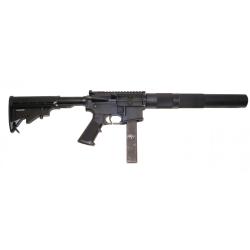 Conversion KDR type ar15 m4 calibre 9x19 custum silence