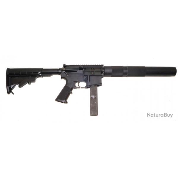 Conversion KDR type ar15 m4 calibre 9x19 custum silence