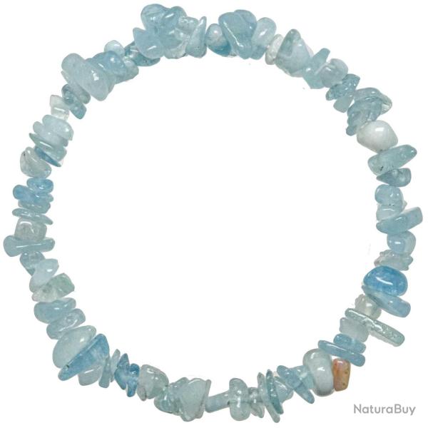 Bracelet en aigue-marine - perles baroques