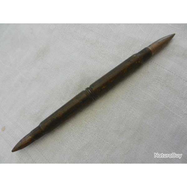 porte plume - artisanat de tranch�e r�alis� avec cartouches