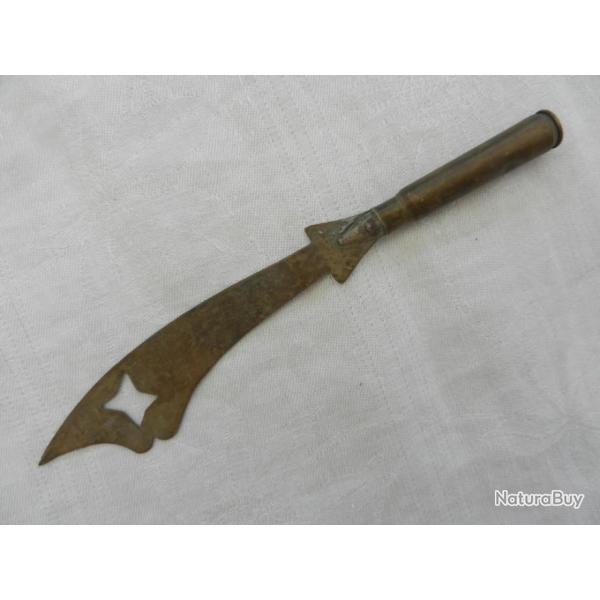 artisanat de tranche ouvre lettres fabriqu avec cartouche