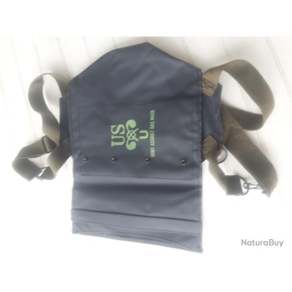 MUSETTE DE TRANSPORT M7 POUR MASQUE � GAZ U.S.MODELE TYPE ASSAUT.