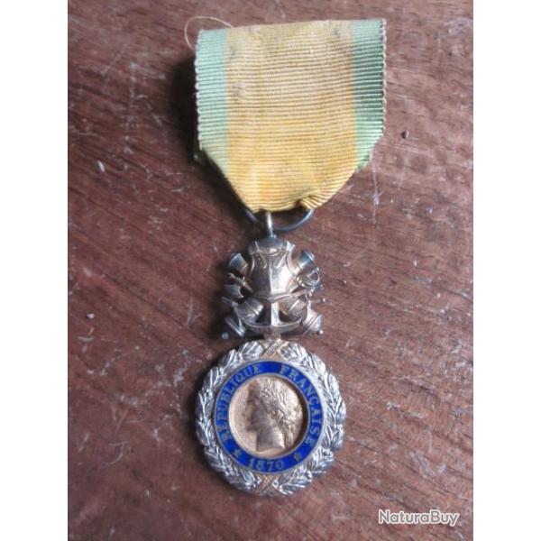 MEDAILLE VALEUR ET DISCIPLINE  1870
