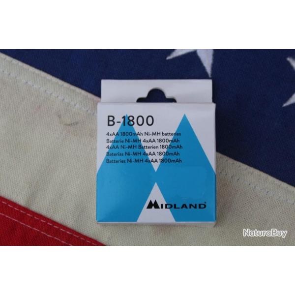 4 piles AA rechargeables pour G7/G7PRO/G9/G9PRO et Alan 42-DS