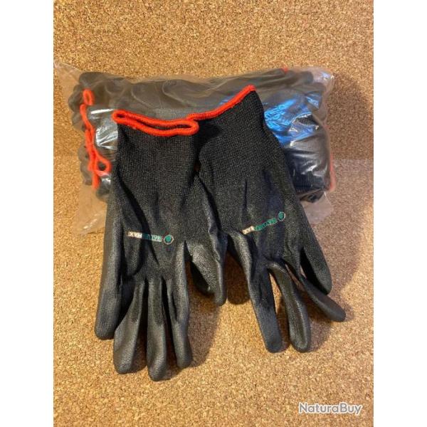 LOT DE 12  Gants Naturamax noirs pour le goudron de Norv�ge T.U