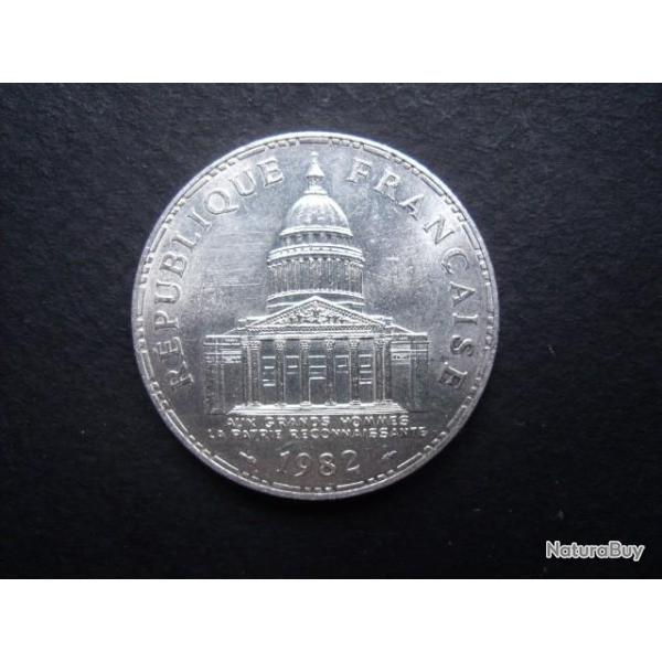 FRANCE = PIECE DE 100 FRANCS  EN ARGENT DE 1982