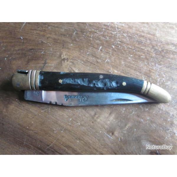couteau pliant laguiole  manche corne