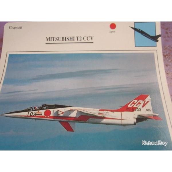 AVION  TYPE   CHASSEUR  MITSUBISHI  T2  CCV