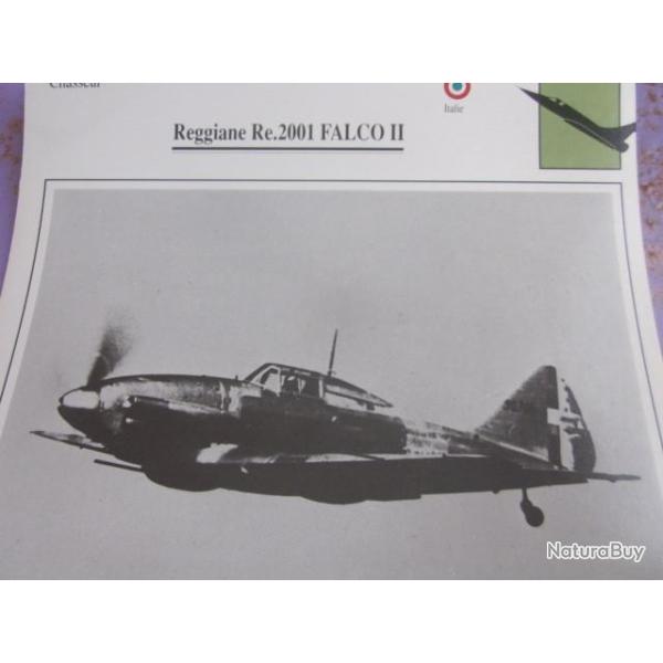 AVION  TYPE   CHASSEUR  REGGIANE  RE  2001  FALCO II