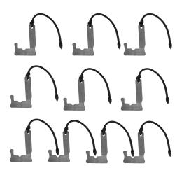 Pack de 10 plombs et 10 cordes &eacute;lastiques pour formes