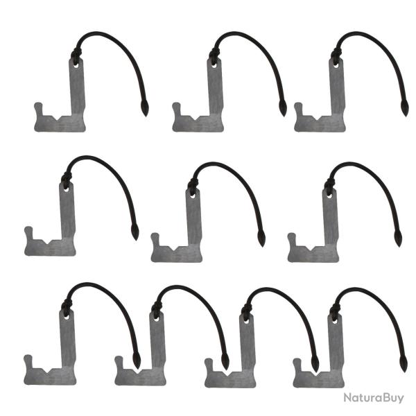 Pack de 10 plombs et 10 cordes �lastiques pour formes