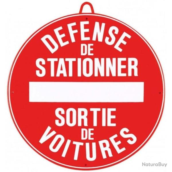 Panneau de signalisation Januel D�fense de stationner - Diam. 28 cm
