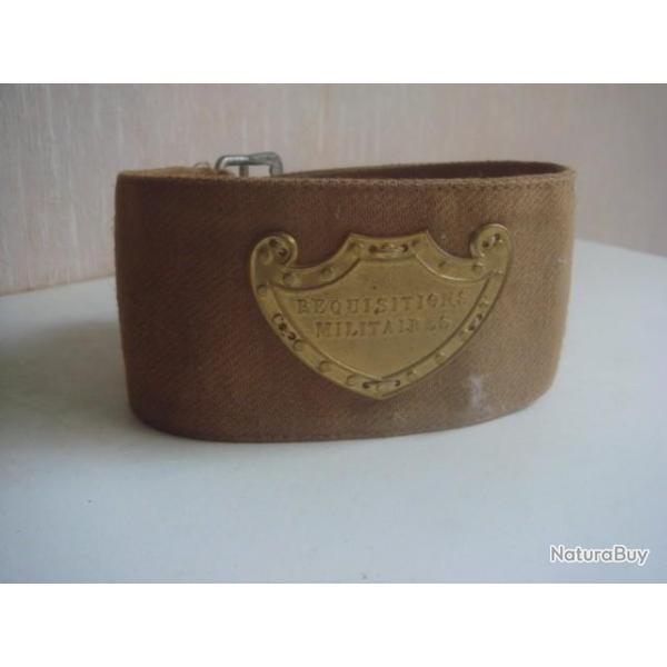 Brassard r�quisitions militaire tr�s bon �tat