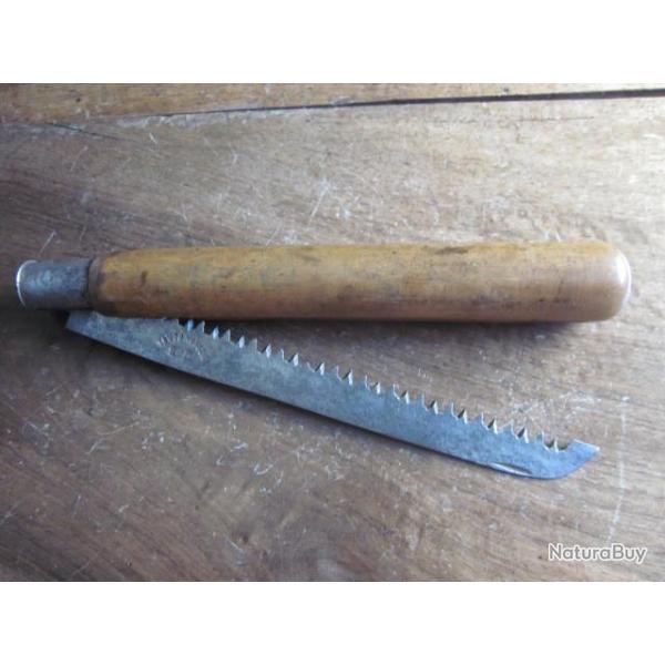 COUTEAU PLIANT  LAME  DE  SCIE    BECHON GORGE J B / annee 1889