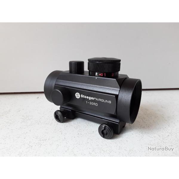 PINT ROUGE STOEGER RED DOT POUR CARABINE 4,5 OU 22LRAVEC RAIL DE 11MM