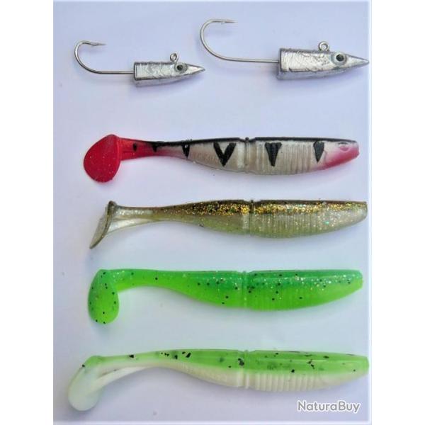 lot de 4 leurres storm : JOKER SHAD 4"