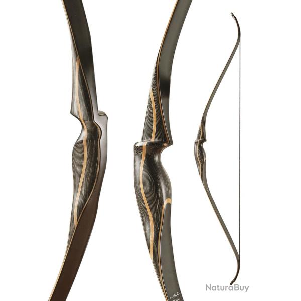 Arc recurve Monobloc Old Mountain Stygian 56" Droitier (RH) 25 lbs 56"
