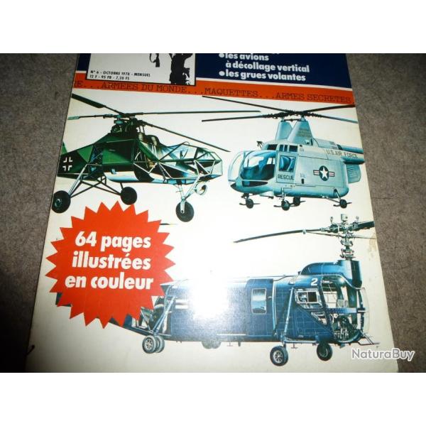 CONNAISSANCE DE L HISTOIRE HACHETTE LES HELICOPTERES 1900-1960   num�ro 6