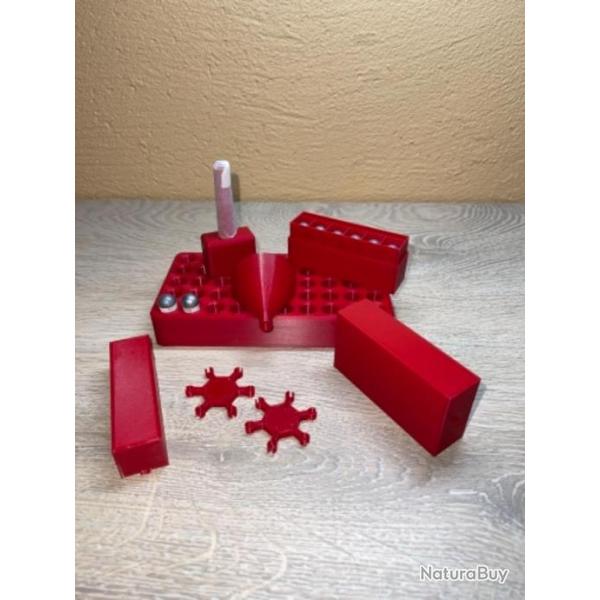 Kit de rechargement rouge pour cartouches papier calibre 44 poudre noire pour les armes � percussion