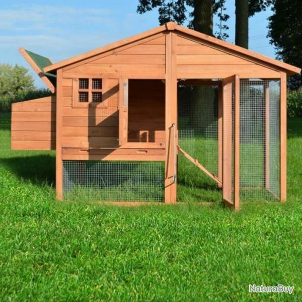 PoulaillerLGEANT abri poule caille lapin abri rongeur coq poulailler en bois basse cour enclos poule