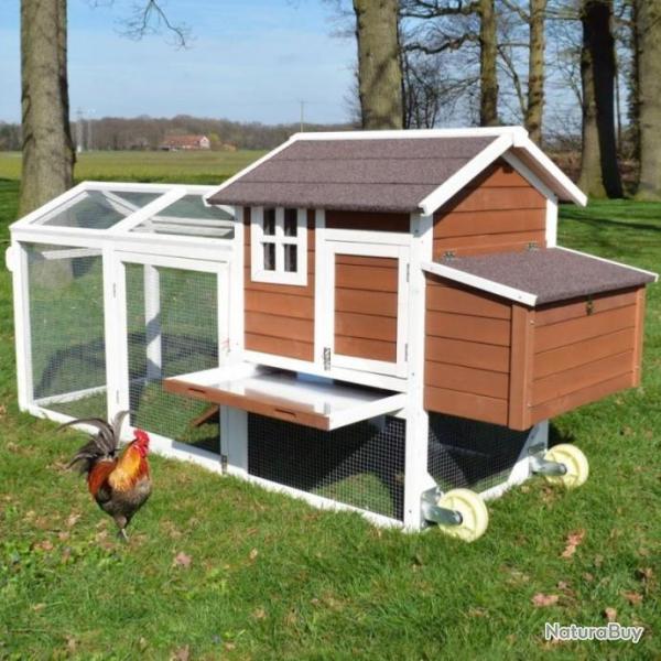 Poulailler MOBILE abri poule caille lapin abri rongeur coq enclos poule cielterre-commerce