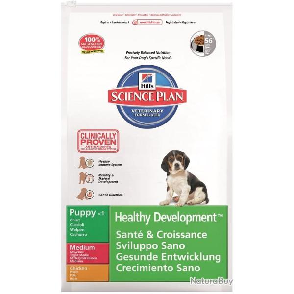 HILLS CANINE PUPPY MEDIUM POULET 12KGS