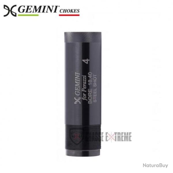 Choke GEMINI Ext�rieur +2 cm-Titanium G�n IV Al�sage 18.40 Cal 12 - 0/10 C Bille d'acier