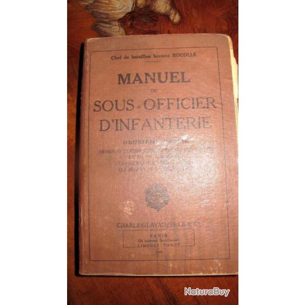 Livre MANUEL du Sous-officier 2�me partie 1946 Charles Lavauzelle & Cie