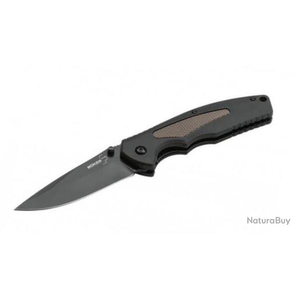 01BO505-Couteau pliant Boker Plus Gemini NGA Black Coyote