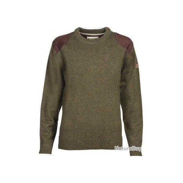 Pull de chasse enfant broderie Percussion