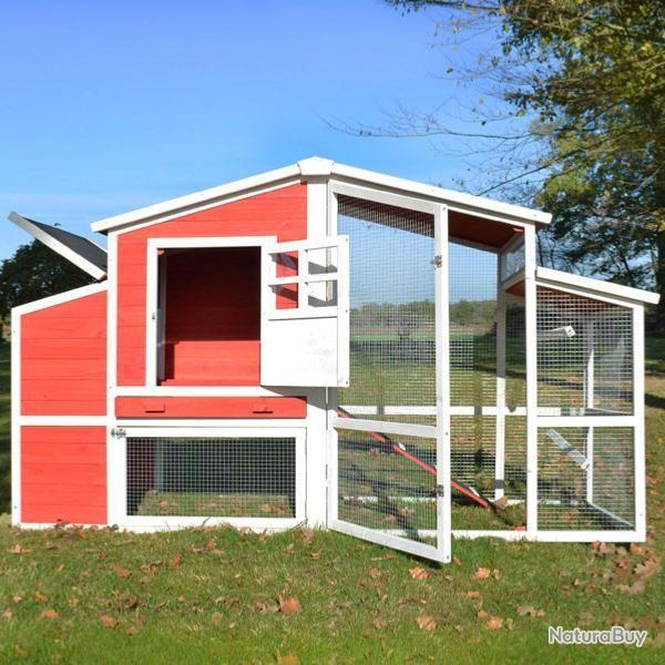 Poulailler GEANT poule caille clapier lapin abri volaille poulailler Aigues Vives cielterre-commerce