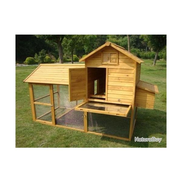 Poulailler GEANT poule caille clapier lapin abri volaille Poulailler Vannes cielterre-commerce