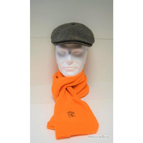 5 Echarpes orange fluo