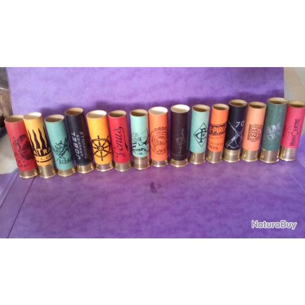 SUPERBE LOT DE 15 DOUILLES ANCIENNES JAMAIS CHARGEES  POUR COLLECTIONNEURS N�45