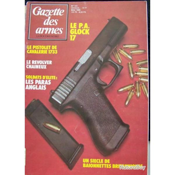 " LA GAZETTE DES ARMES " N 141 DE MAI 1985 - TRES BON ETAT.