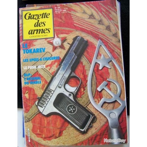 " LA GAZETTE DES ARMES " N 143 DE JUILLET 1985 - TRES BON ETAT.