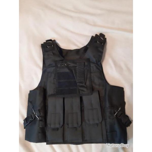Gilet tactique Noir