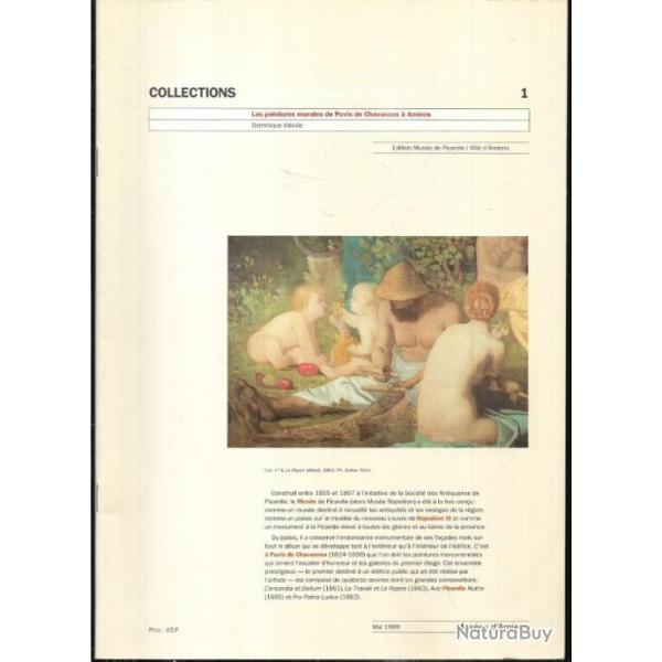 mus�e de picardie amiens 2 fascicules 1, 5 sculpture, peintures murales de puvis de chavannes � amie