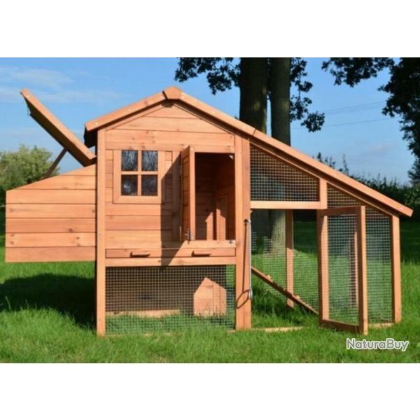 Poulailler CRANSAC clapier abri abri poule caille lapin volaille coq maison cielterre-commerce avis