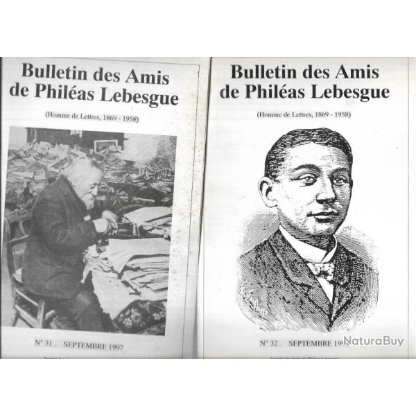 bulletin des amis de phil�as lebesgue 31 et 32 1997-98