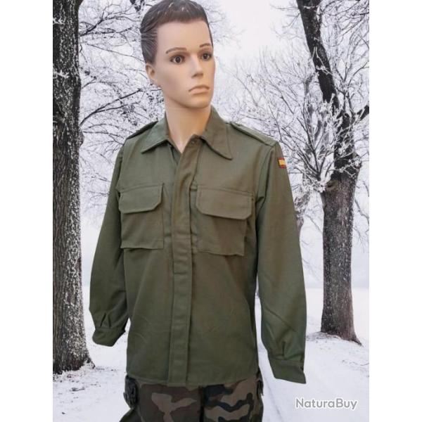 Chemise hiver manche longue arm�e de terre espagnole