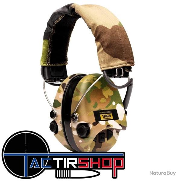 Casque actif Msa Sordin Supreme Pro X led camo Gel