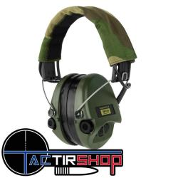 Casque actif Sordin Supreme Pro X led vert OD Gel