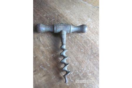 ANCIEN TIRE BOUCHON TYPE COLOMBUS METAL & BOIS COLLECTION BISTROT CORSKREW D - Vendu